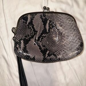 Coach Snakeskin Clutch